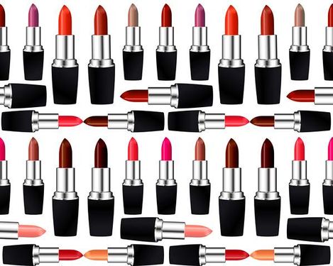 وکتور لوازم آرایش وکتور رژلب