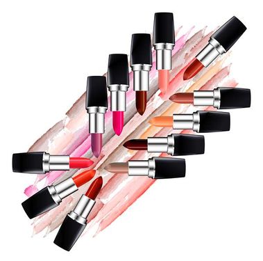 وکتور لوازم آرایش وکتور رژلب