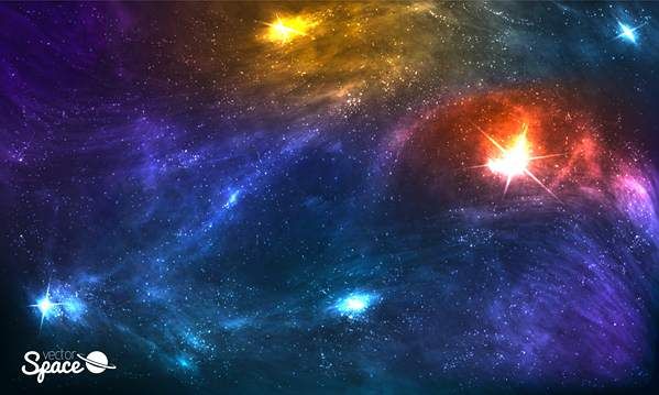 وکتور پس زمینه کهکشان وکتور بک گراند کهکشان