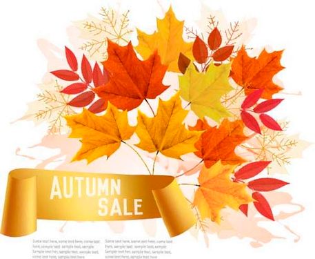 وکتور برگ زرد پاییز وکتور فصل پاییز