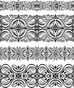 وکتور حاشیه گل وکتور بک گراند گل