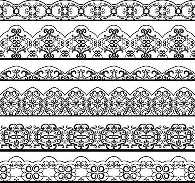 وکتور حاشیه گل وکتور بک گراند گل