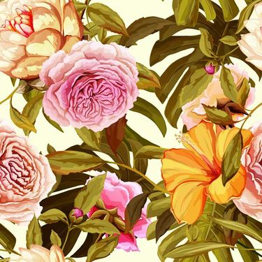 وکتور گل و بوته وکتور بک گراند گل