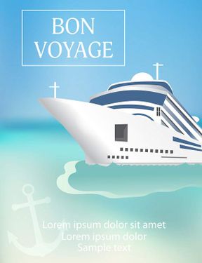 وکتور کشتی تفریحی وکتور کشتی مسافربری