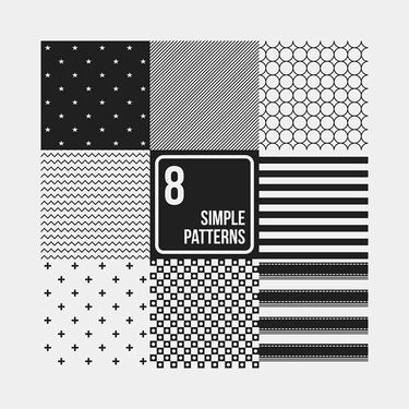 وکتور پترن سیاه سفید وکتور بک گراند