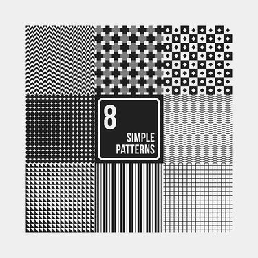 وکتور پترن سیاه سفید وکتور بک گراند