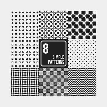 وکتور پترن سیاه سفید وکتور بک گراند