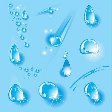 وکتور قطره آب وکتور قطره شبنم