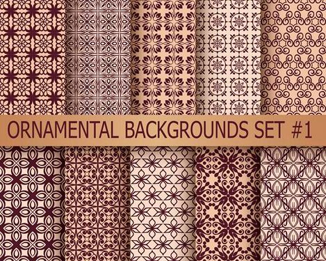 وکتور پترن گل وکتور  تصویر زمینه گل