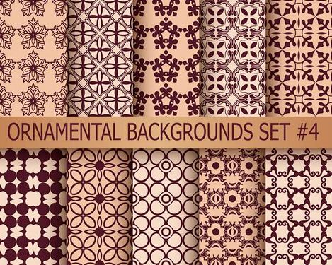 وکتور پترن گل وکتور  تصویر زمینه گل