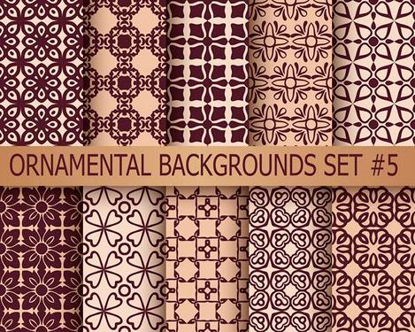 وکتور پترن گل وکتور  تصویر زمینه گل