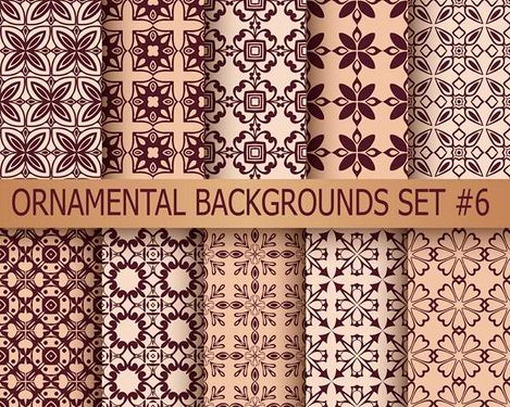 وکتور پترن گل وکتور  تصویر زمینه گل