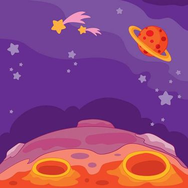 وکتور کهکشان وکتور فضا وکتور کره ماه