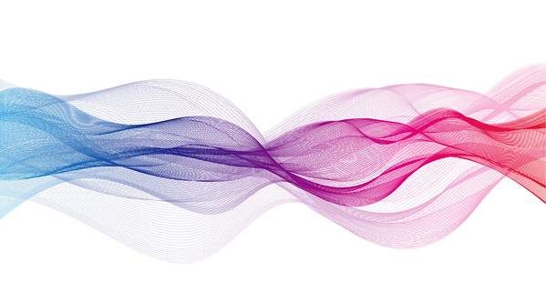 وکتور موج رنگی وکتور موج گرافیکی