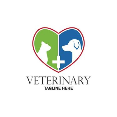 وکتور لوگو کلینیک دام پزشکی