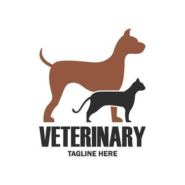 وکتور لوگو کلینیک دام پزشکی