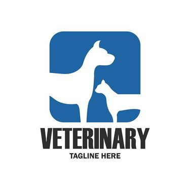 وکتور لوگو کلینیک دام پزشکی