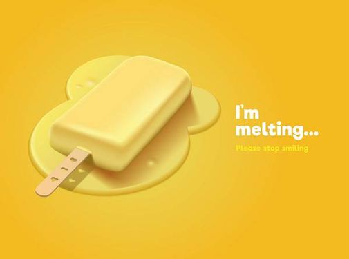 وکتور بستنی چوبی وکتور بستنی میوه ای