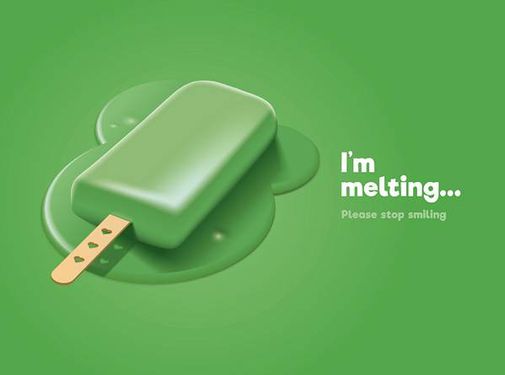 وکتور بستنی چوبی وکتور بستنی شکلاتی