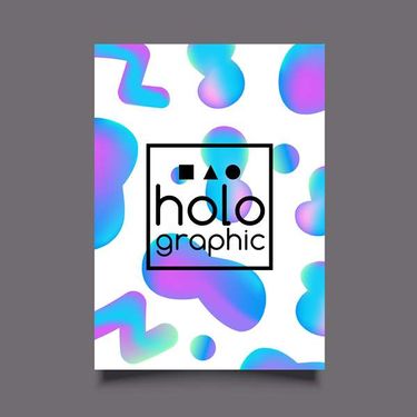 وکتور پترن گرافیکی وکتور بک گراند هلوگرافی