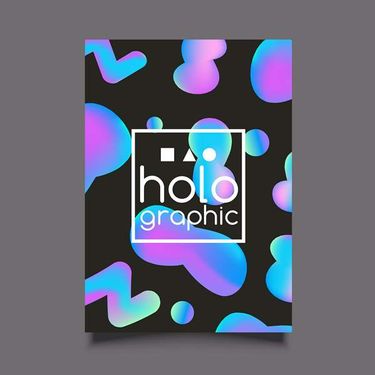وکتور پترن گرافیکی وکتور بک گراند هلوگرافی