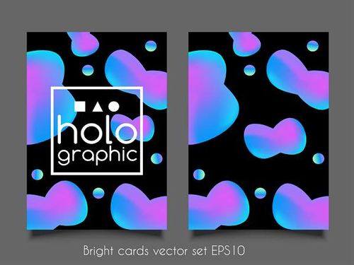 وکتور پترن گرافیکی وکتور بک گراند هلوگرافی