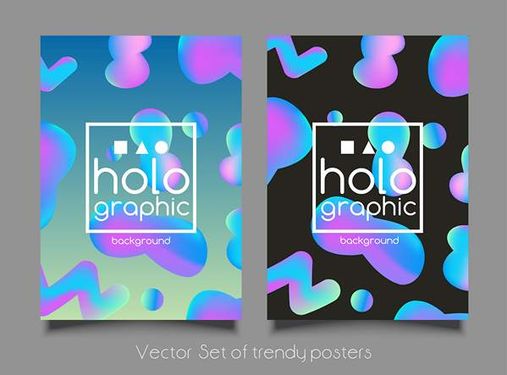 وکتور پترن گرافیکی وکتور بک گراند هلوگرافی