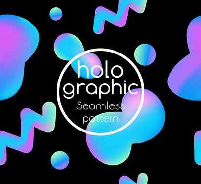 وکتور پترن گرافیکی وکتور بک گراند هلوگرافی