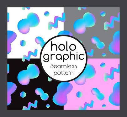 وکتور پترن گرافیکی وکتور بک گراند هلوگرافی