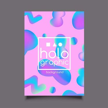 وکتور پترن گرافیکی وکتور بک گراند هلوگرافی