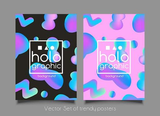 وکتور پترن گرافیکی وکتور بک گراند هلوگرافی