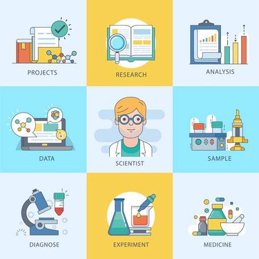 وکتور پزشکی وکتور ساختار مولوکولی