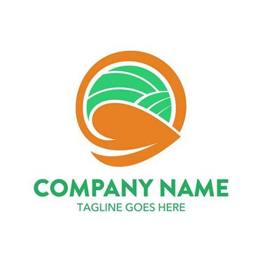 وکتور لوگو کشاورزی وکتور آرم  مزرعه