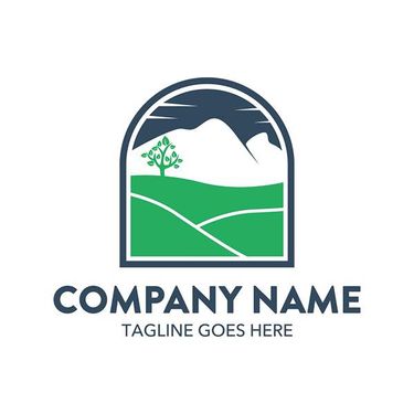 وکتور لوگو کشاورزی وکتور آرم  مزرعه