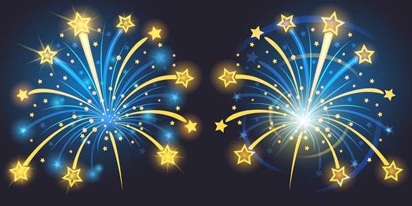 وکتور جلوه نور وکتور آتیش بازی