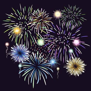 وکتور جلوه نور وکتور آتیش بازی