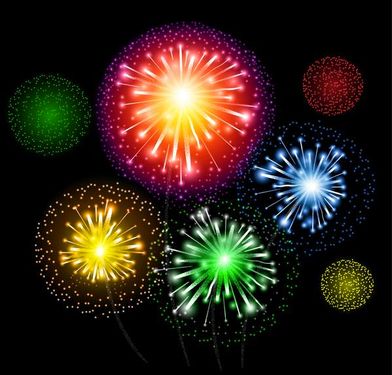 وکتور جلوه نور وکتور آتیش بازی