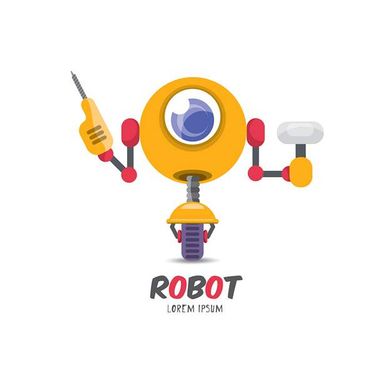 وکتور روبات  وکتور ربات وکتور ماشین آهنی