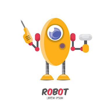 وکتور روبات  وکتور ربات وکتور ماشین آهنی