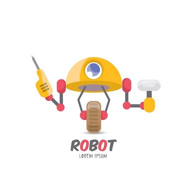 وکتور روبات  وکتور ربات وکتور ماشین آهنی