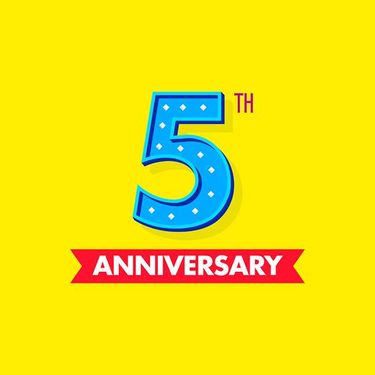 وکتور  اعداد گرافیکی لاتین وکتور روبان رنگی