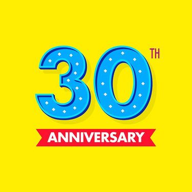 وکتور  اعداد گرافیکی لاتین وکتور روبان رنگی