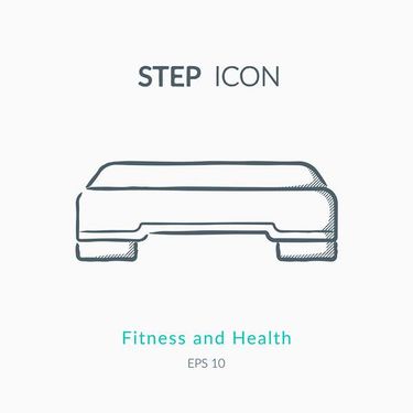 وکتور آیکن وزنه وکتور سالن پرورش اندام