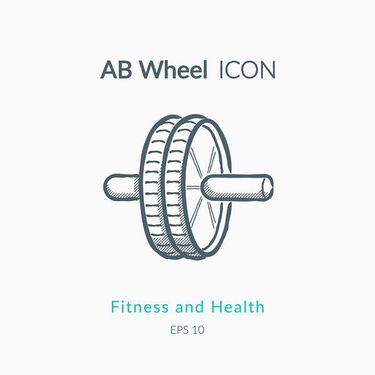 وکتور آیکن وزنه وکتور سالن پرورش اندام