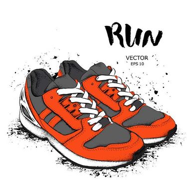 وکتور کفش اسپرت وکتور گالری کفش