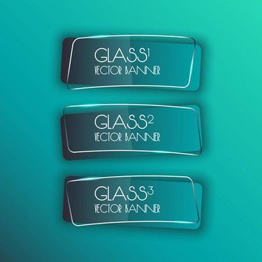 وکتور لیبل شفاف وکتور لیبل شیشه ای