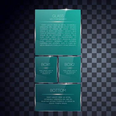 وکتور لیبل شفاف وکتور لیبل شیشه ای