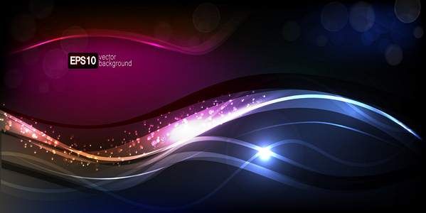 وکتور بک گراند جلوه نور وکتور موج جلوه نور