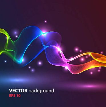 وکتور بک گراند جلوه نور وکتور موج جلوه نور