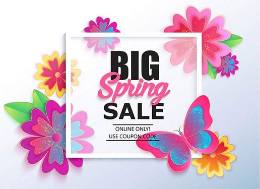 وکتور لیبل فروش بهاره وکتور برچسب فروش